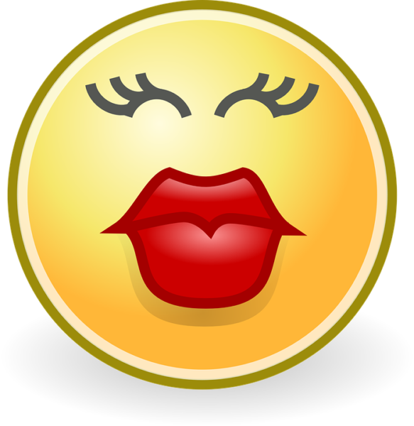 Smiley zeichen kuss Kuss